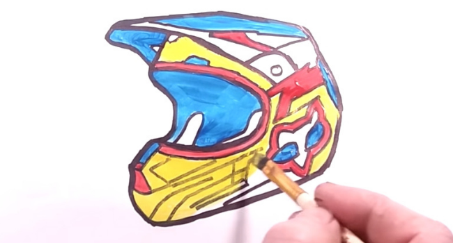 Tips to Make Your Dirt Bike Helmet Drawing Better